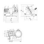 Αλλαντομηχανή Λεπίδα 300mm PALLADIO 300 SRM-PALLADIO 300